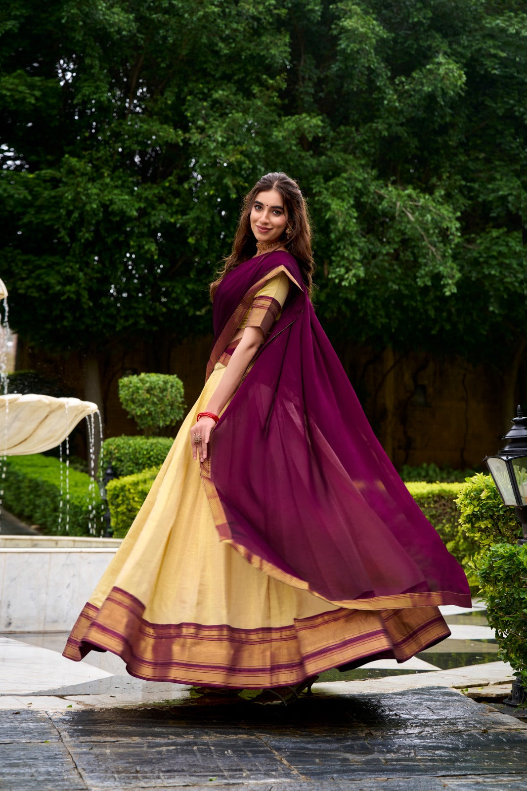 The Kanchipuram Half Saree Collection