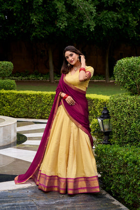 The Kanchipuram Half Saree Collection