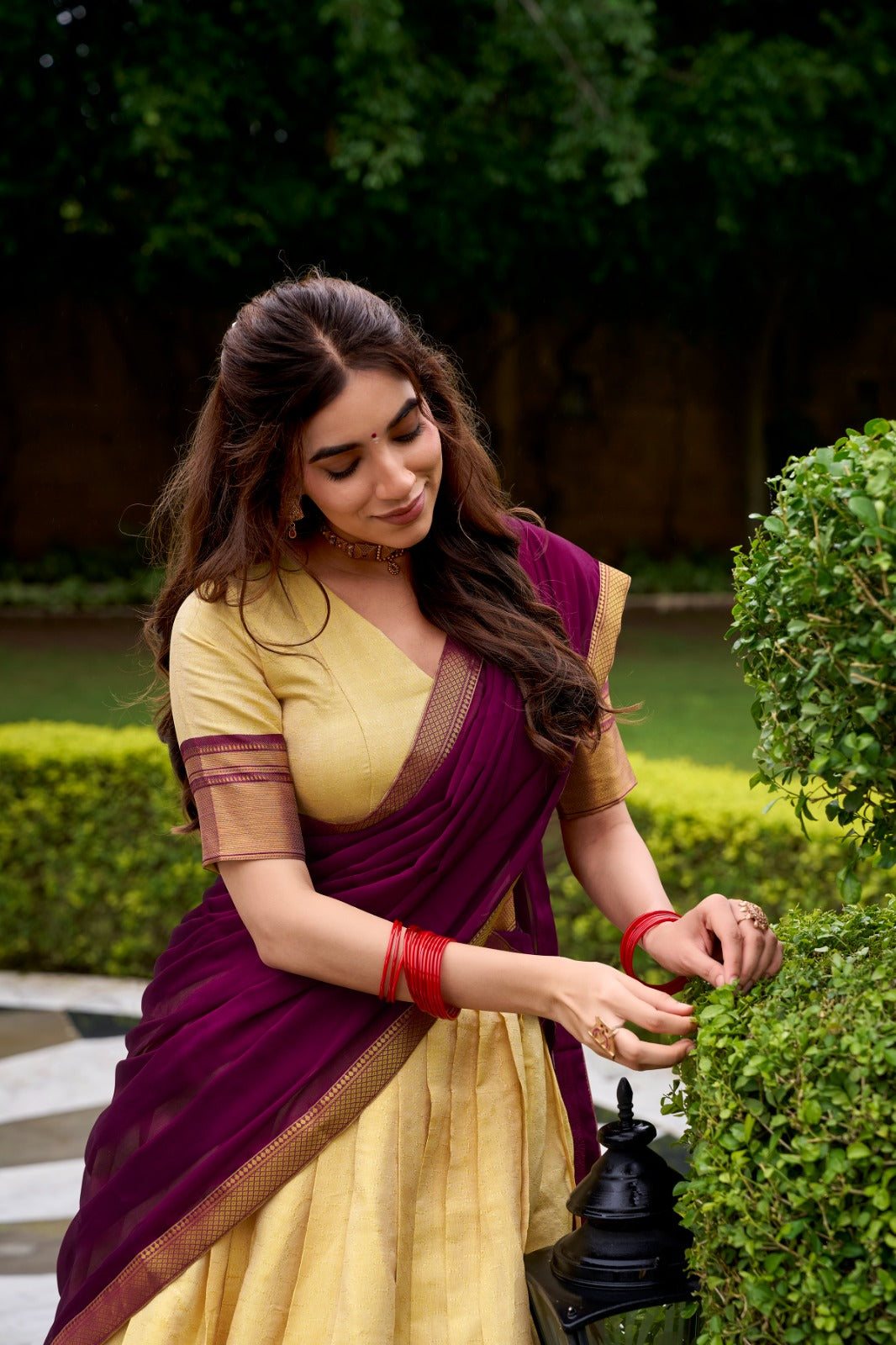 The Kanchipuram Half Saree Collection