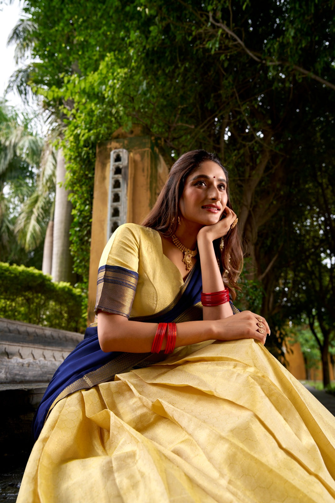 The Kanchipuram Half Saree Collection