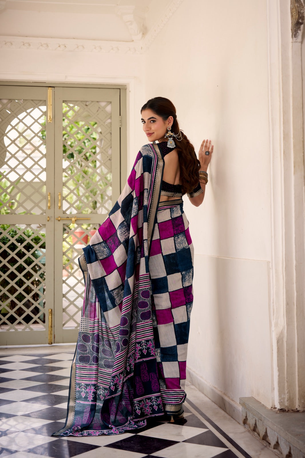 Chanderi Printed Saree Collection