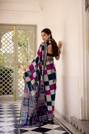 Chanderi Printed Saree Collection