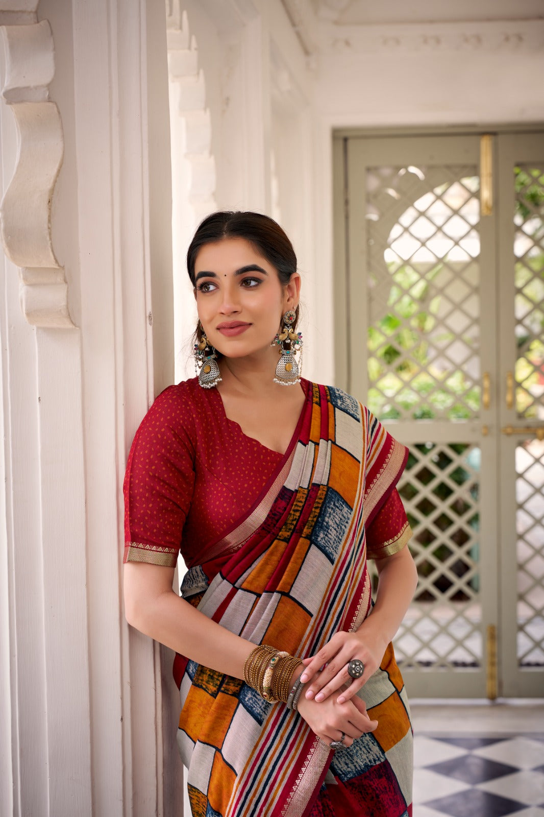 Chanderi Printed Saree Collection