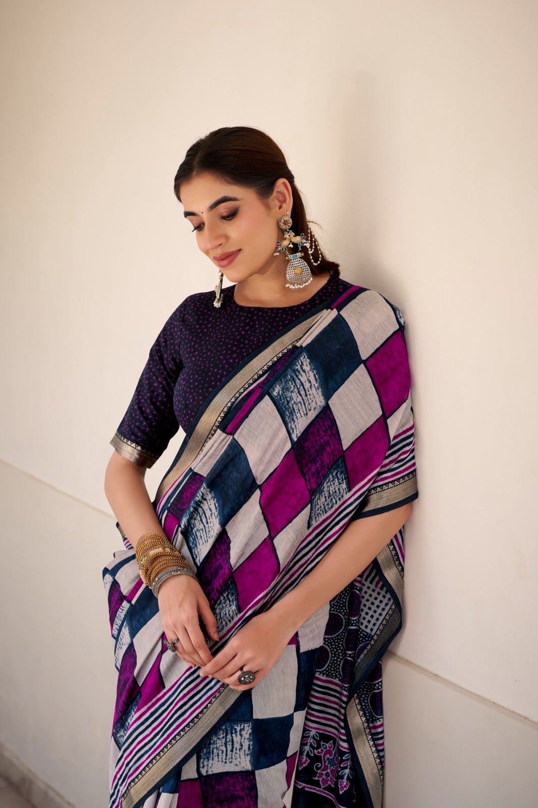 Chanderi Printed Saree Collection