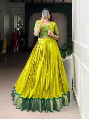 Poly Cotton Co-ord Set Lehenga