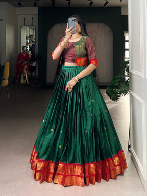 Poly Cotton Co-ord Set Lehenga
