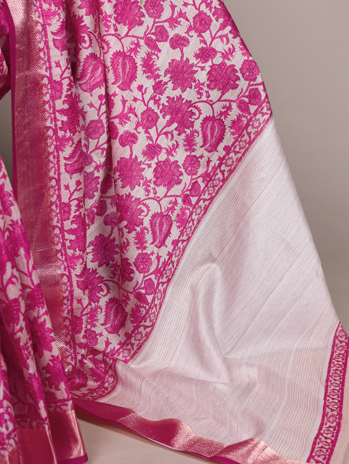 Premiums Tassar Silk Printed Saree Collection