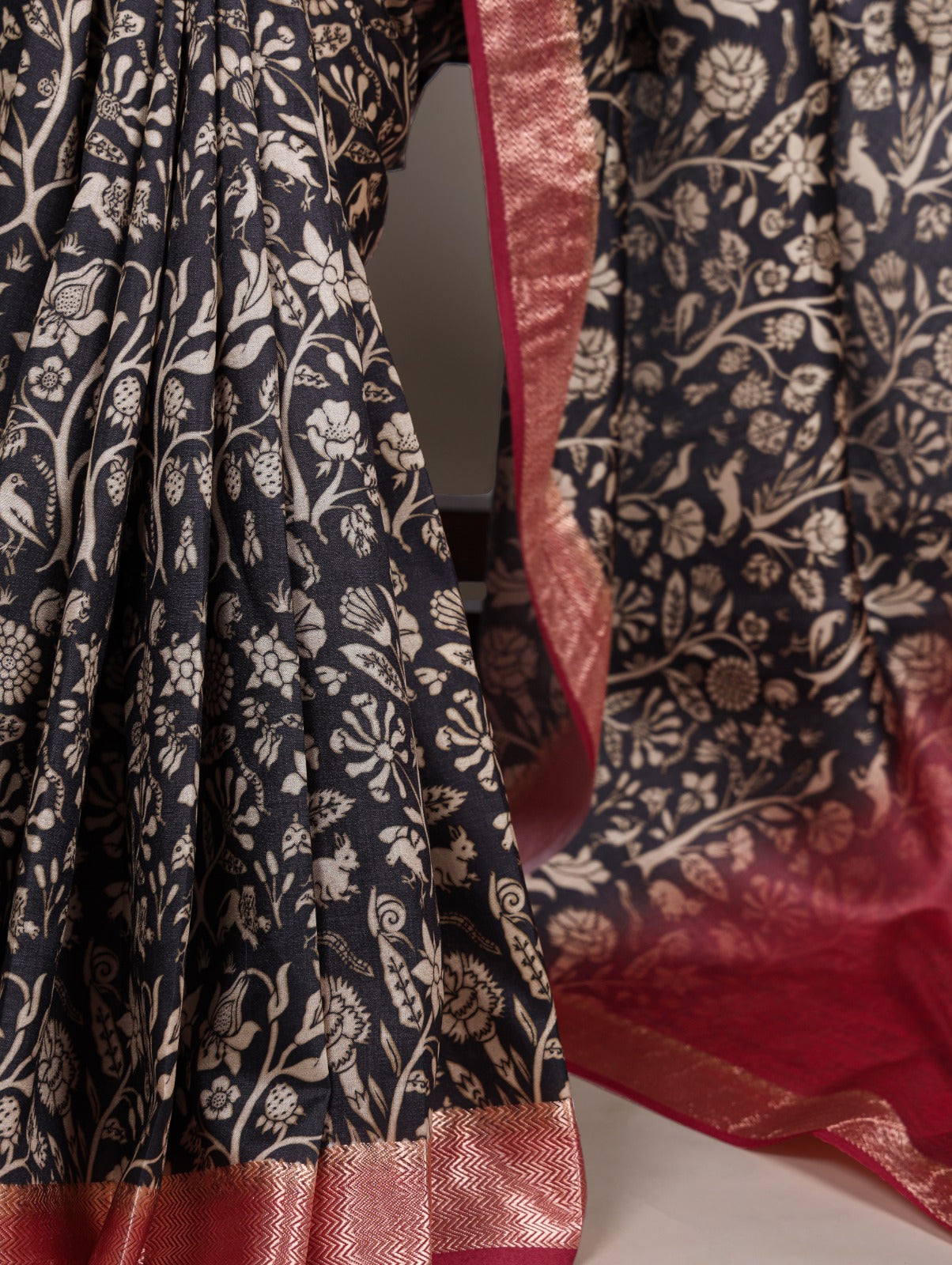 Premiums Tassar Silk Printed Saree Collection