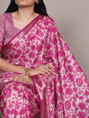 Premiums Tassar Silk Printed Saree Collection