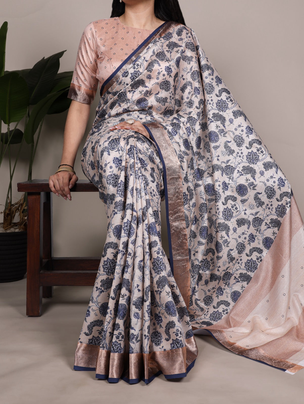 Premiums Tassar Silk Printed Saree Collection