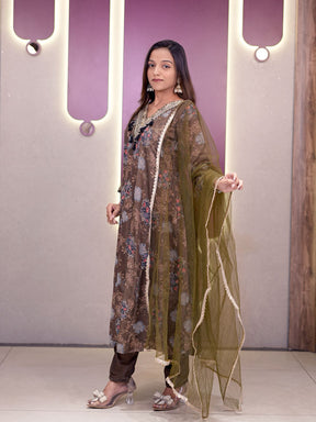 Digital Print Set with Dupatta