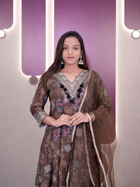 Digital Print Set with Dupatta