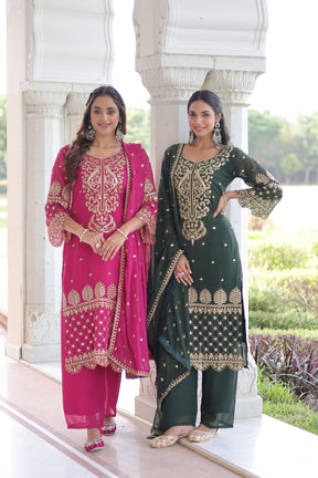 Premium Readymade Kurti Pant Dupatta Set