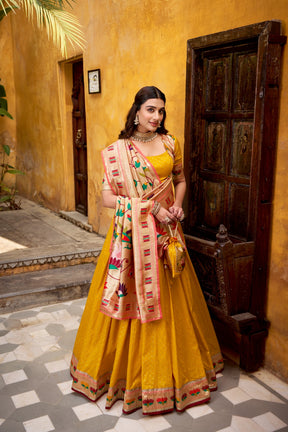 Royal Silk Paithani Lehenga Choli for Bridemaids