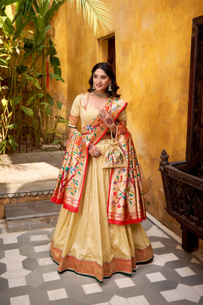 Royal Silk Paithani Lehenga Choli for Bridemaids
