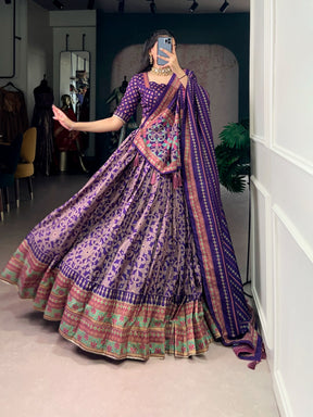 Tasar Silk Lehenga Choli Collection