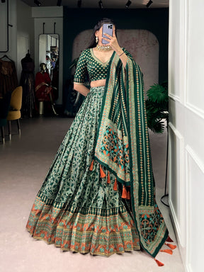Tasar Silk Lehenga Choli Collection