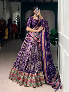Tasar Silk Lehenga Choli Collection
