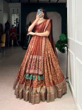 Tasar Silk Lehenga Choli Collection