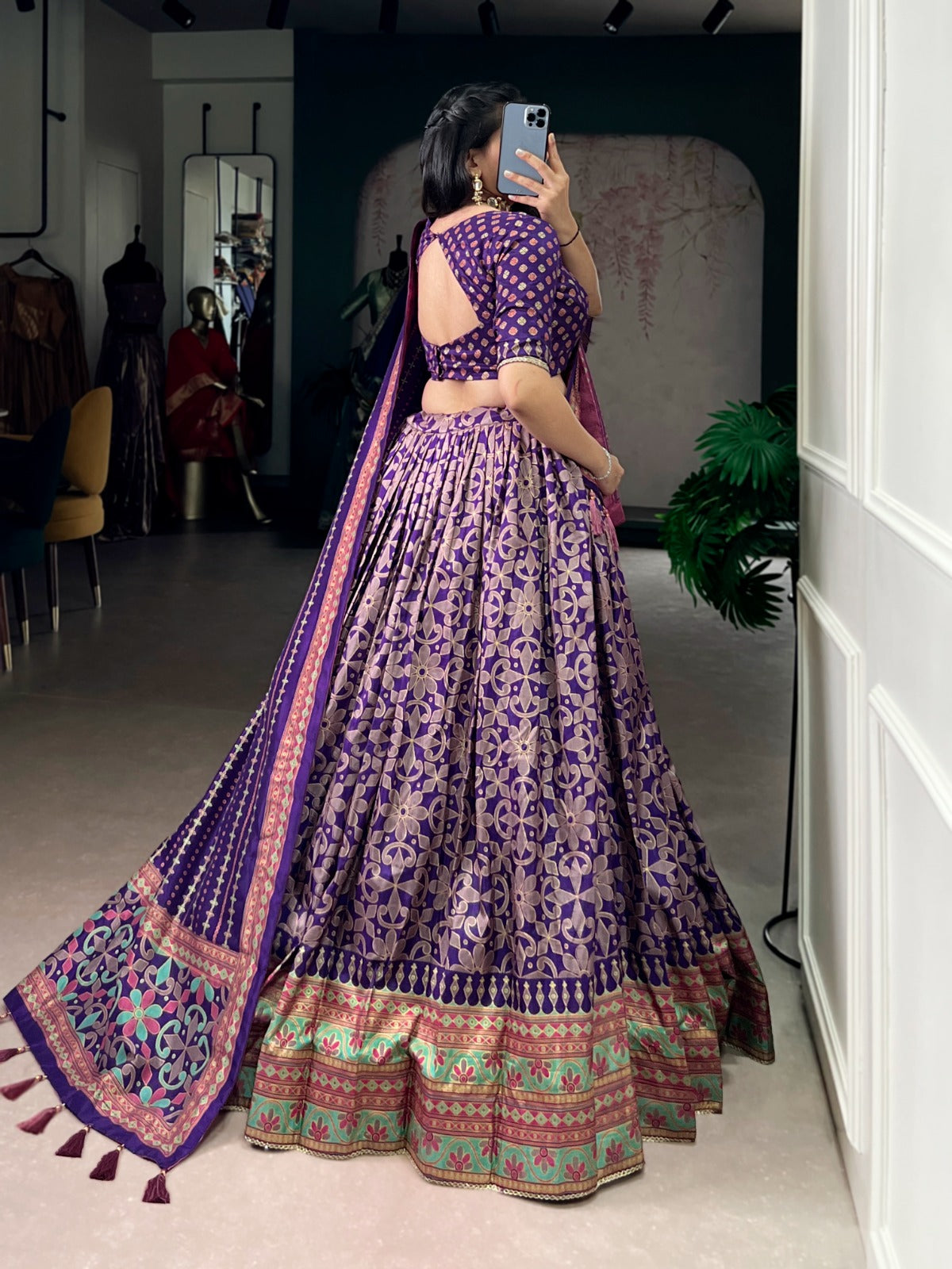 Tasar Silk Lehenga Choli Collection