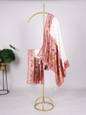 Paithani Jacquard Dupatta with Zari Weaving