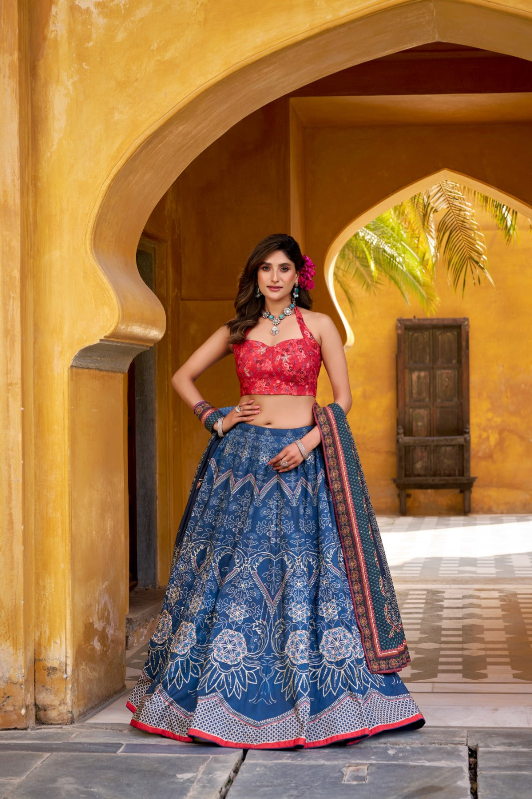 Premium Vaishali silk lehenga for Bridemaids