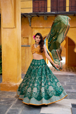 Premium Vaishali silk lehenga for Bridemaids