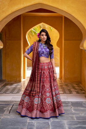 Premium Vaishali silk lehenga for Bridemaids