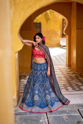 Premium Vaishali silk lehenga for Bridemaids