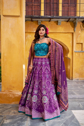 Premium Vaishali silk lehenga for Bridemaids