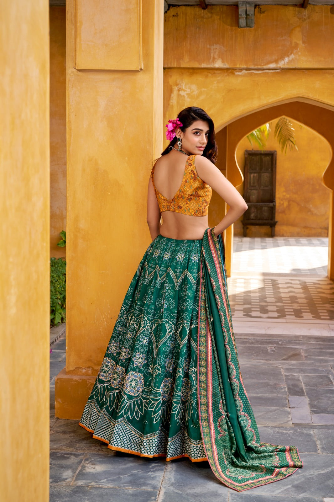Premium Vaishali silk lehenga for Bridemaids