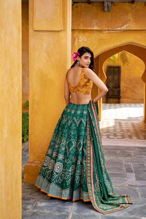 Premium Vaishali silk lehenga for Bridemaids