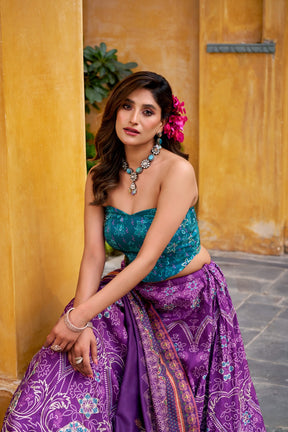 Premium Vaishali silk lehenga for Bridemaids