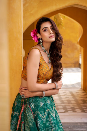 Premium Vaishali silk lehenga for Bridemaids