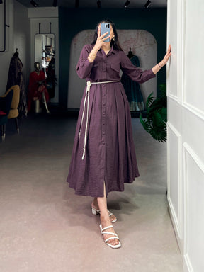 Soft Look Crackle One-Piece Dress