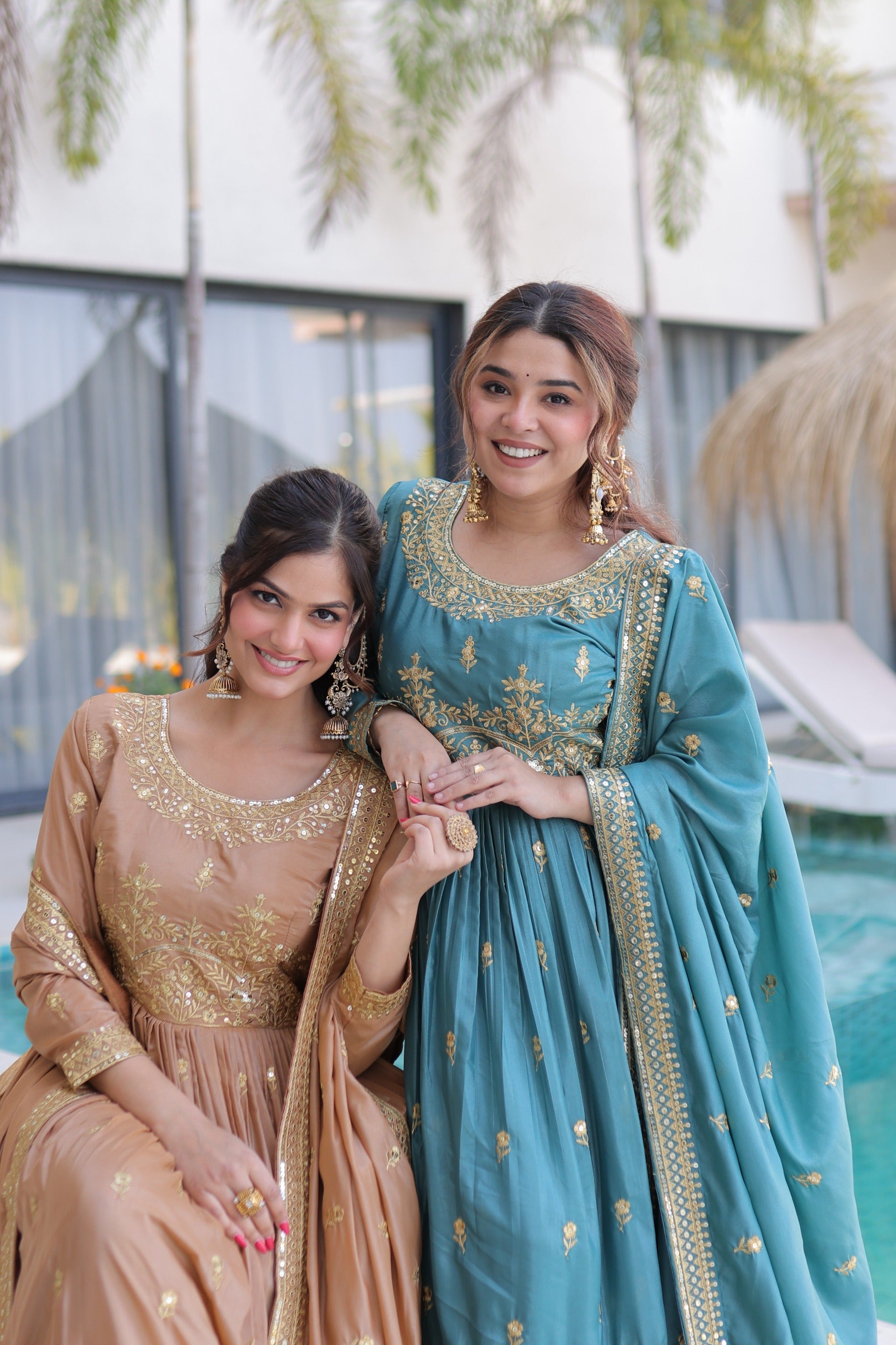 Premium Designer Ready-to-Wear Top Sharara Dupatta Set