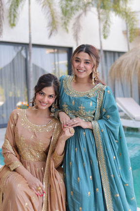 Premium Designer Ready-to-Wear Top Sharara Dupatta Set