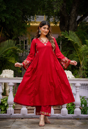 Chanderi Silk Elegance with Organza Grace