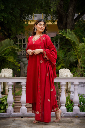 Chanderi Silk Elegance with Organza Grace