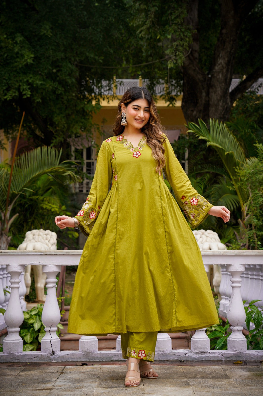 Chanderi Silk Elegance with Organza Grace