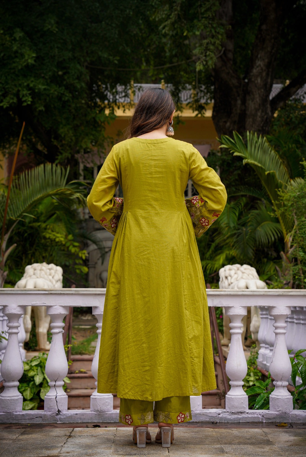 Chanderi Silk Elegance with Organza Grace