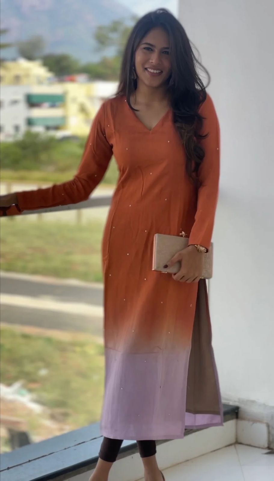 Premium Sequins Work Daily Wear Kurti