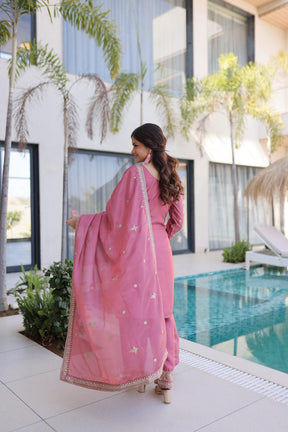 ReadyMade Ho Silk Top-Pant with Dupatta Set