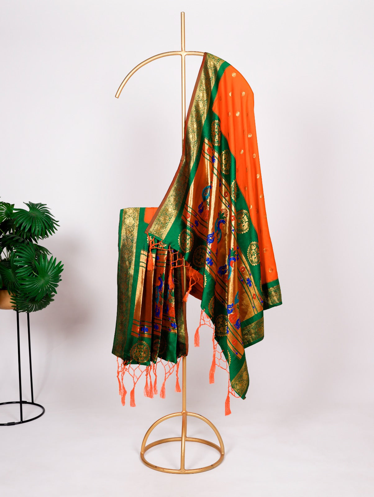 Paithani Jacquard Dupatta with Zari Weaving
