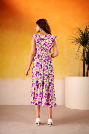 Maslin Silk Floral Frock Collection