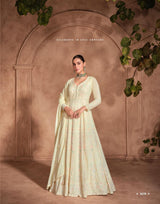 Chikankari embroidery Wedding Gown