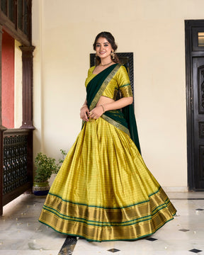 Paithani Artistry in Cotton Silk