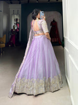 Lavender Burberry's Bridesmaid Lehenga