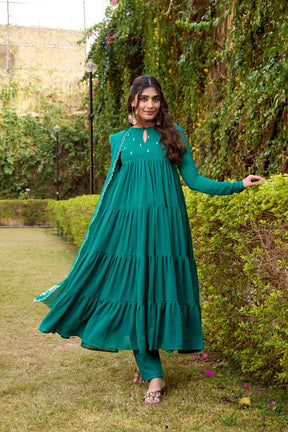 Flared Anarkali Dresses For Summer