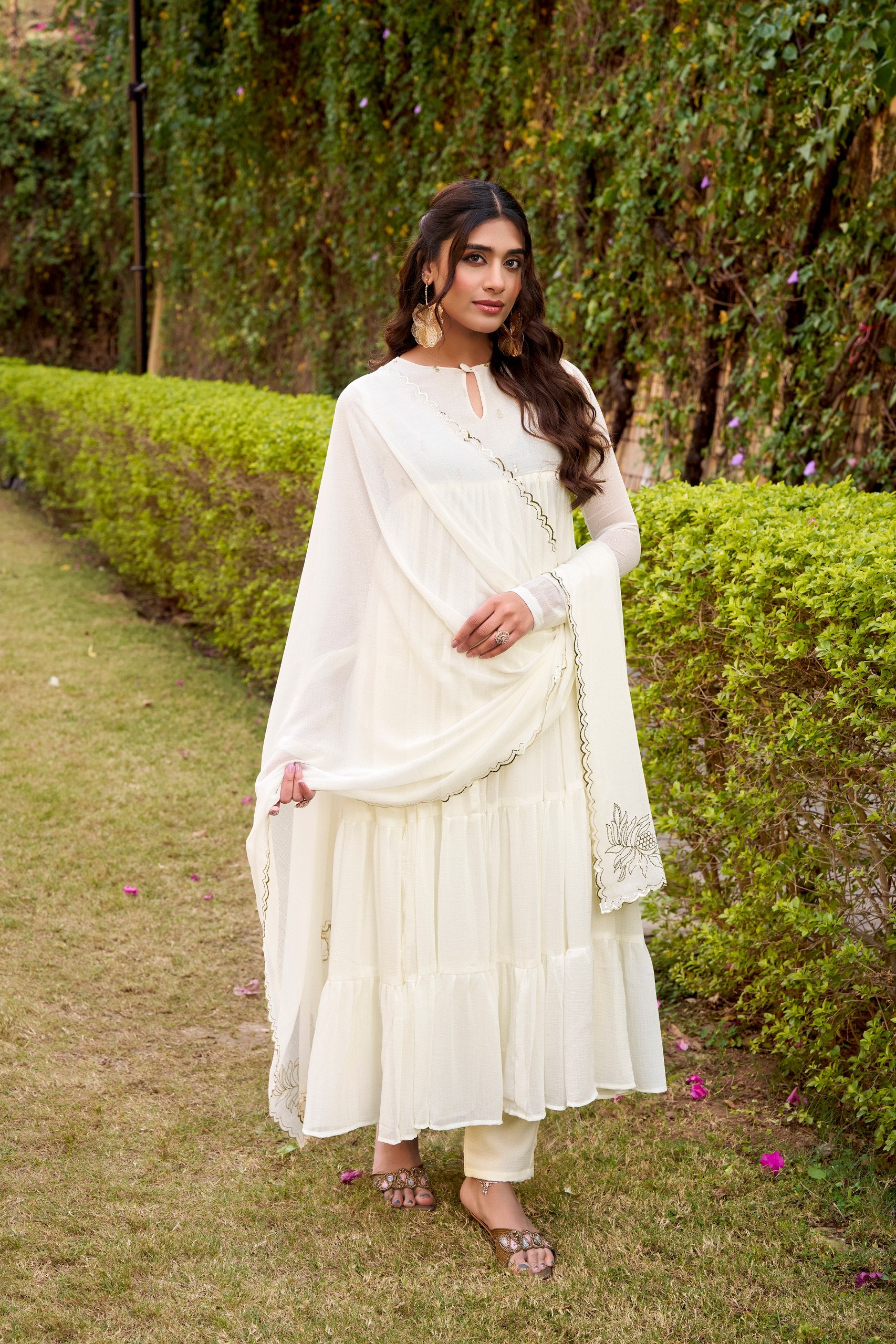 Flared Anarkali Dresses For Summer